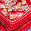 袋帯地 金彩刺繍加工